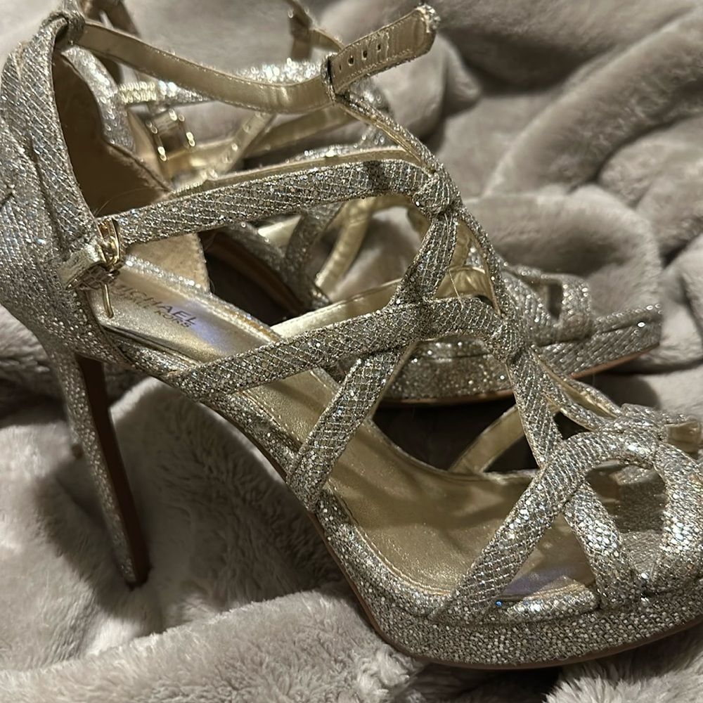Silver Michael kors size 9.5